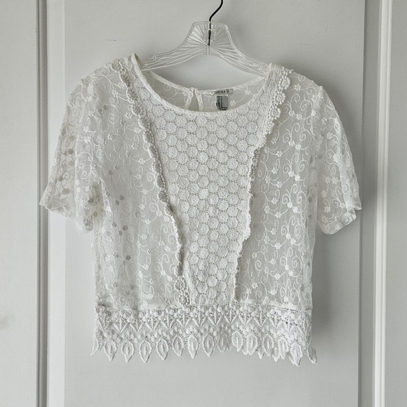 Forever 21 Tops - White Lace Top